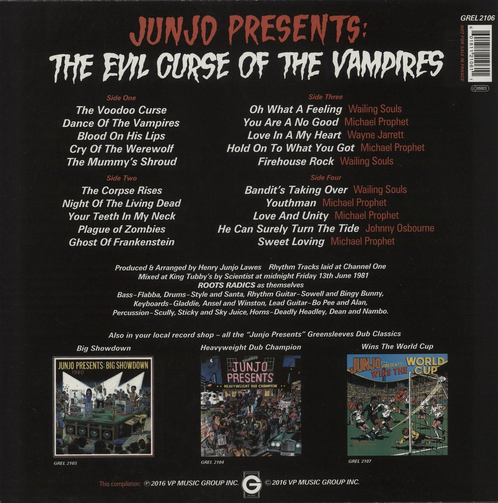 Scientist Scientist Rids The World Of The Evil Curse Of The Vampires - EX UK 2-LP vinyl record set (Double LP Album) 601811210611