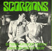 Scorpions Is There Anybody There ? - Green Vinyl + Sleeve UK 7" vinyl single (7 inch record / 45) HAR5185