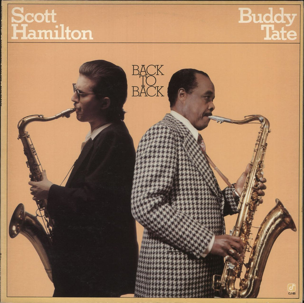 Scott Hamilton  Back To Back US vinyl LP album (LP record) CJ-85