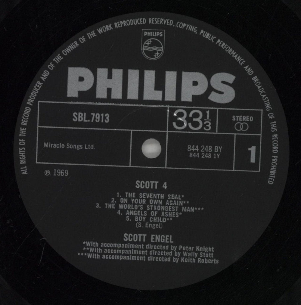 Scott Walker Scott 4 - EX UK vinyl LP album (LP record) SWLLPSC227827