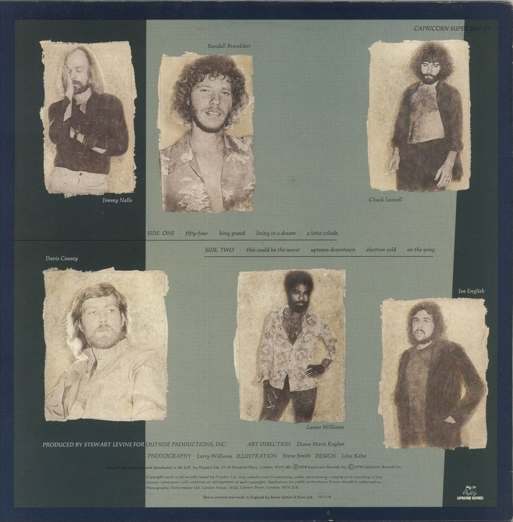 Sea Level On The Edge UK vinyl LP album (LP record)