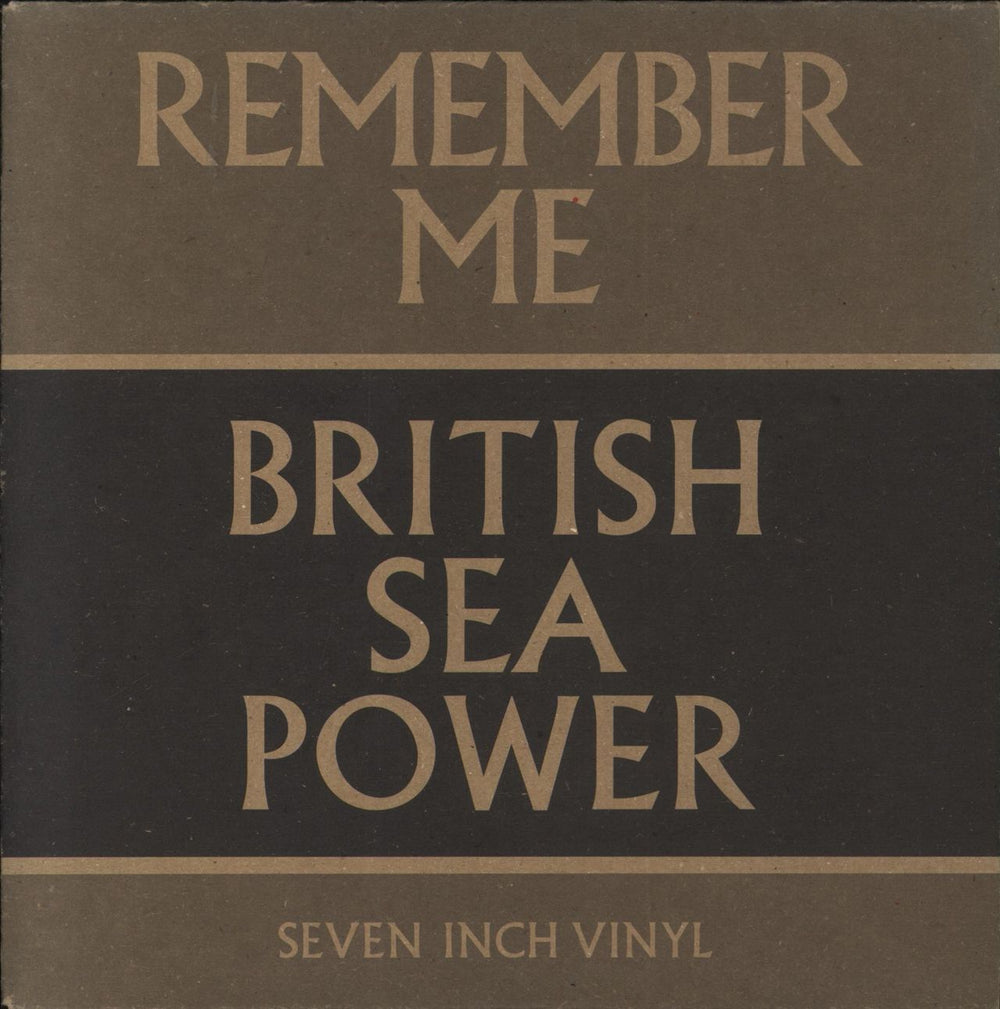 Sea Power Remember Me - Clive Webb UK 7" vinyl single (7 inch record / 45) RTRADES125