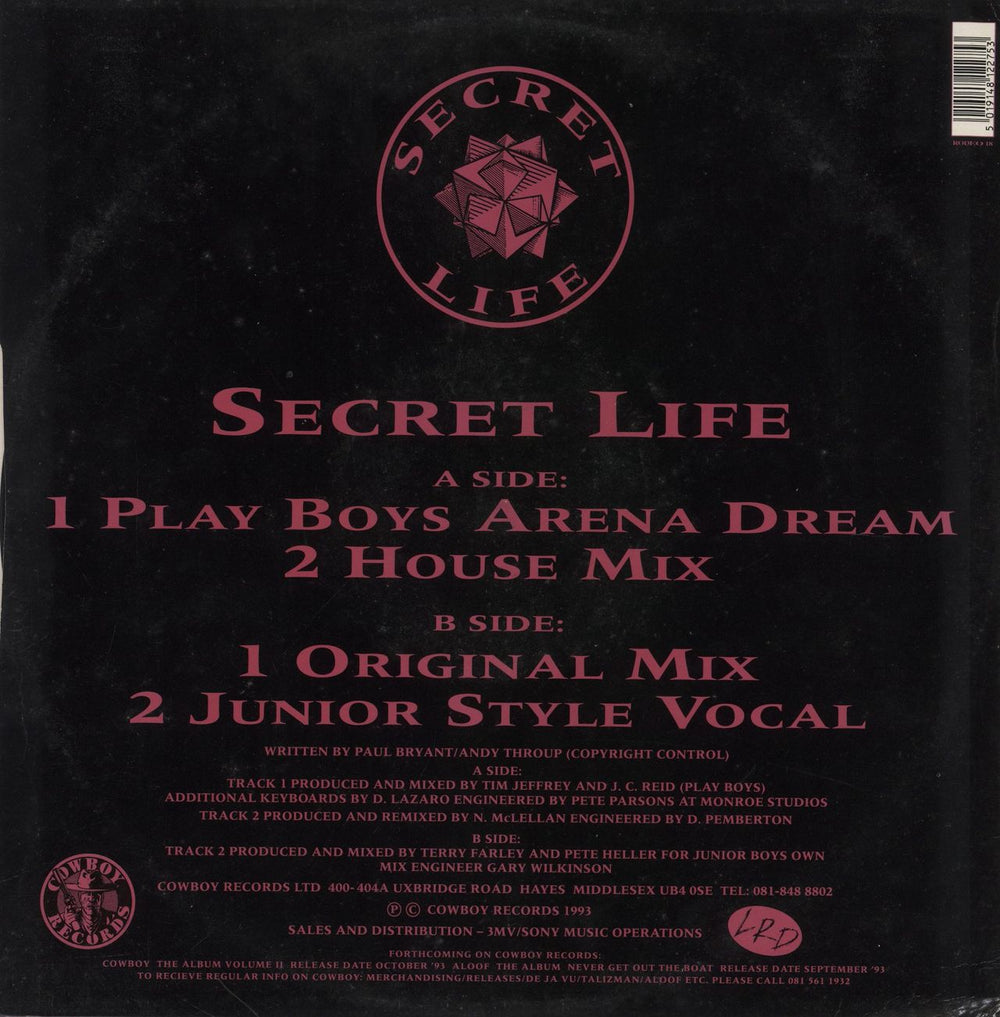 Secret Life Love So Strong UK 12" vinyl single (12 inch record / Maxi-single) 5019148122753