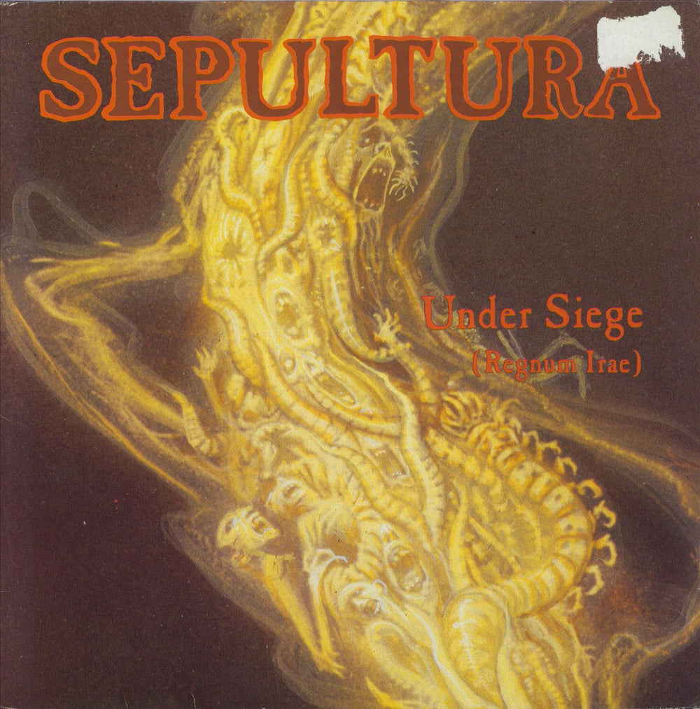 Sepultura Under Siege (Regnum Irae) - VG Dutch 12" vinyl single (12 inch record / Maxi-single) RO24246