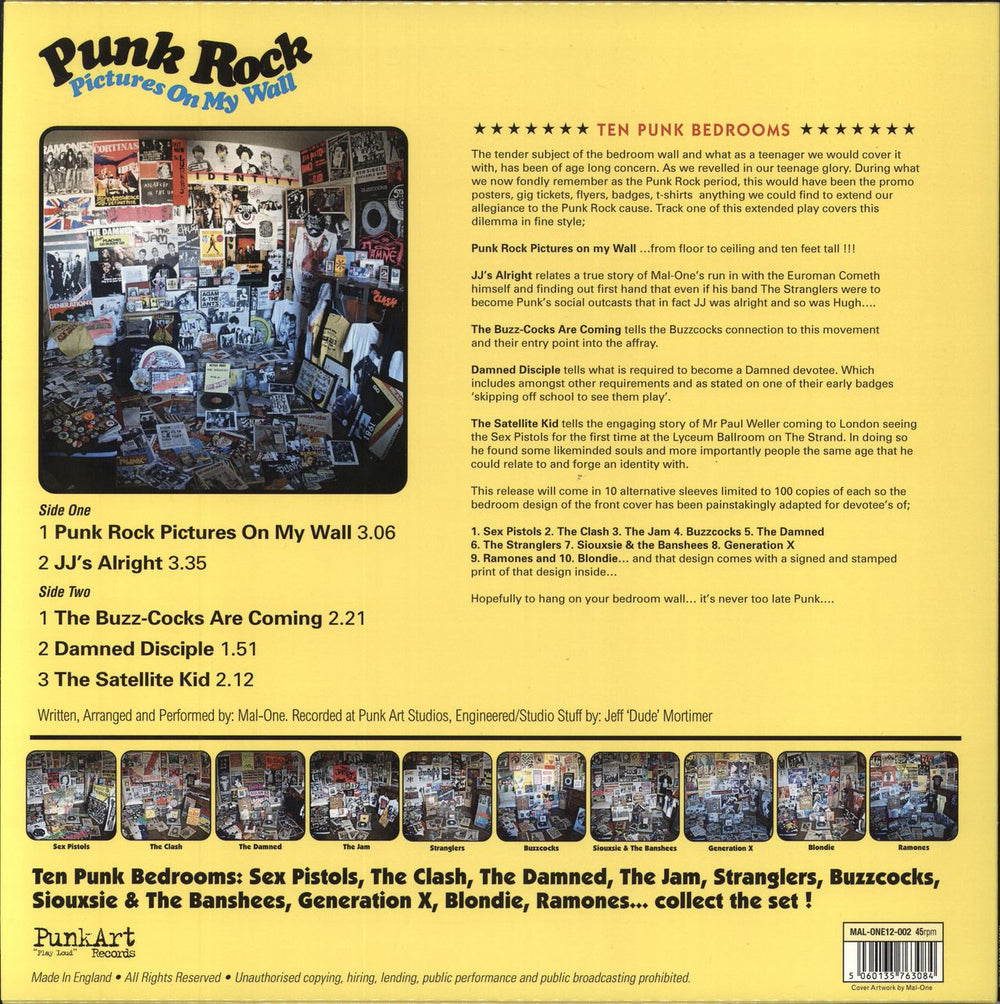 Sex Pistols Punk Rock Pictures On My Wall + Art Print - RSD 2023 UK 12 —  RareVinyl.com