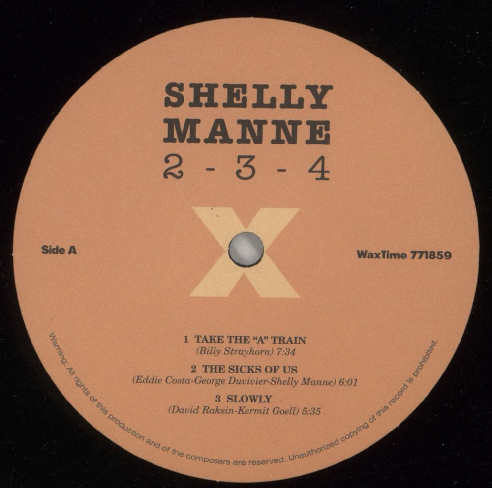 Shelly Manne 2-3-4 - Two, Three, Four - 180gm Vinyl - Shrink UK vinyl LP album (LP record) MNNLPTW869841