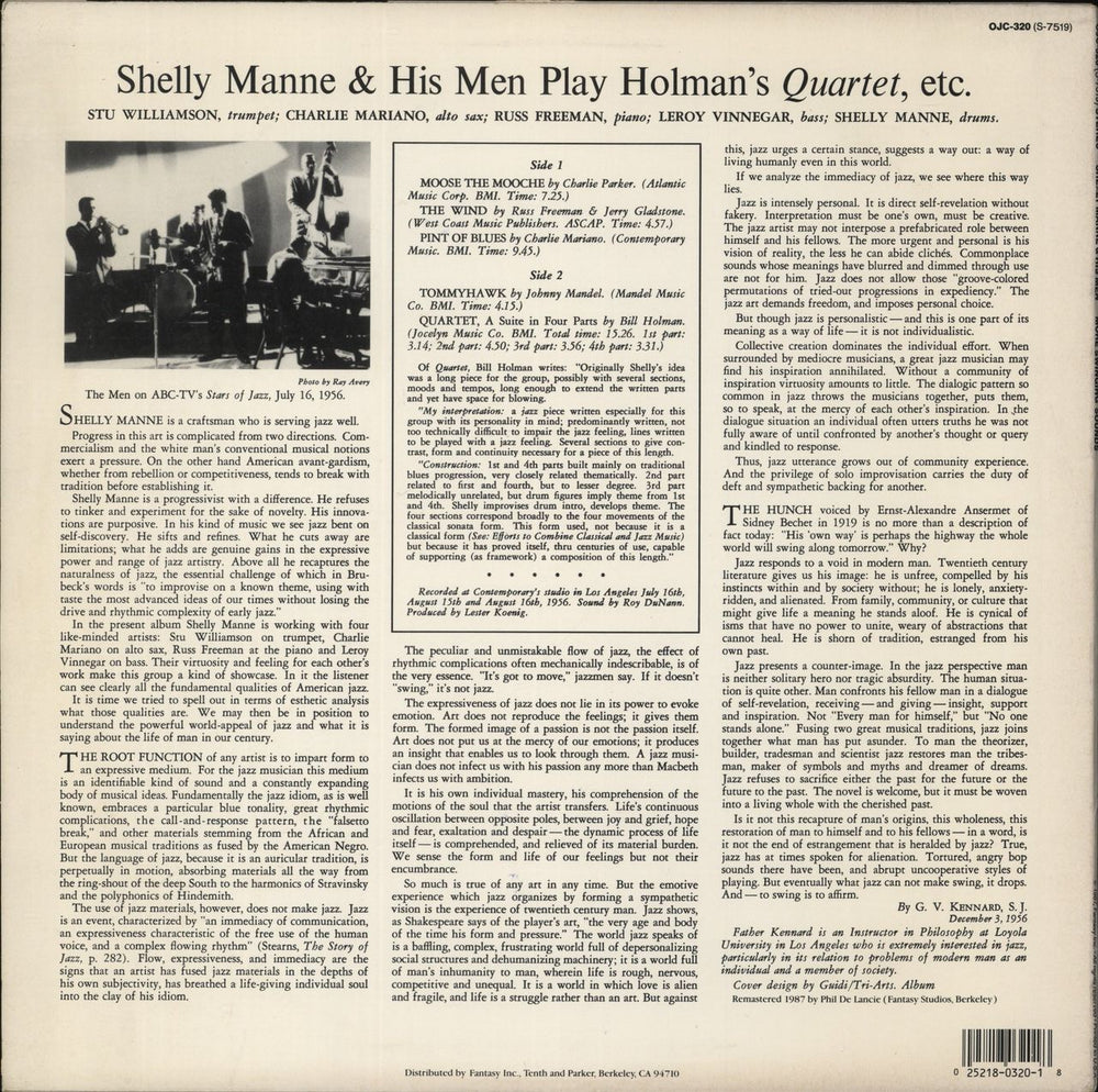 Shelly Manne More Swinging Sounds US vinyl LP album (LP record)
