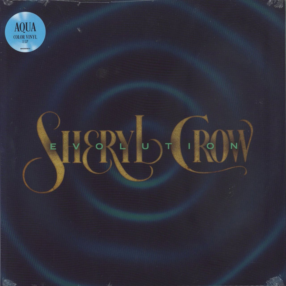 Sheryl Crow Evolution - Aqua Vinyl - Sealed UK vinyl LP album (LP record) 00843930103690