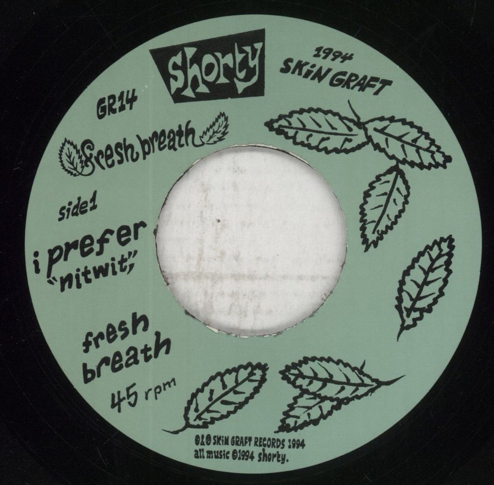Shorty Fresh Breath EP US 10" vinyl single (10 inch record) XWT10FR854087