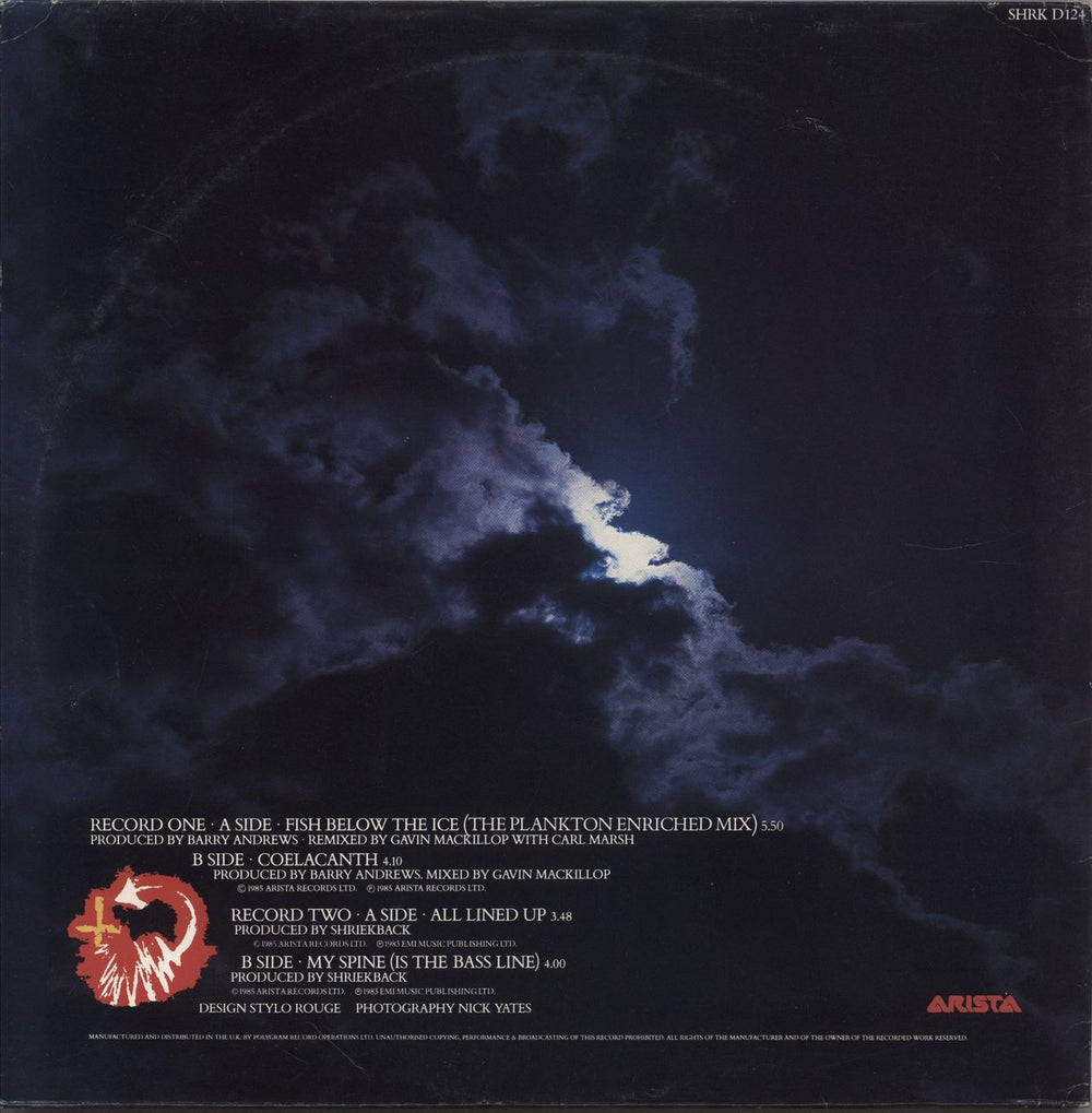 Shriekback Fish Below The Ice Doublepack UK 12" vinyl single (12 inch record / Maxi-single)