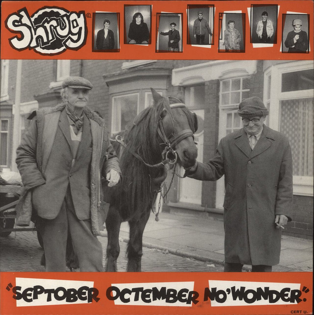 Shrug Septober Octember No'Wonder UK vinyl LP album (LP record) COX21