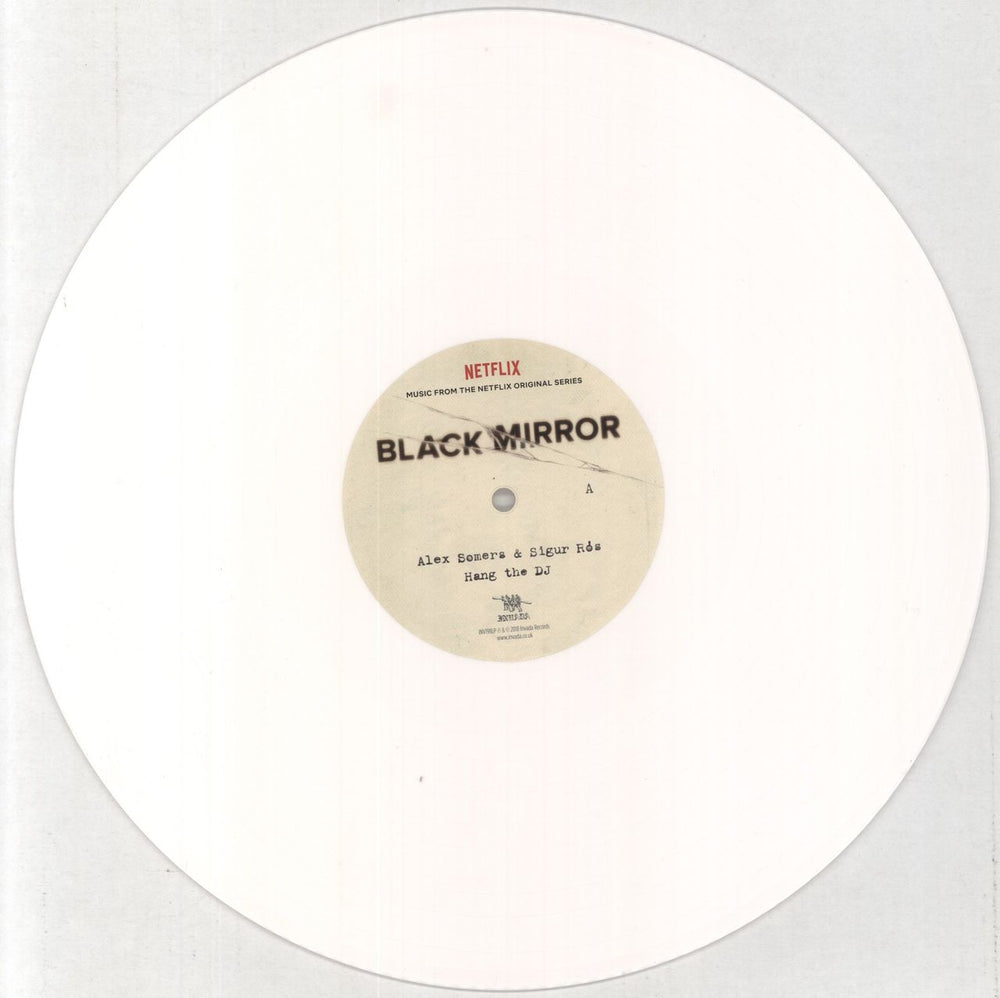 Sigur Ros Black Mirror: Hang The DJ - White Vinyl - Shrink UK vinyl LP album (LP record) SIULPBL858084