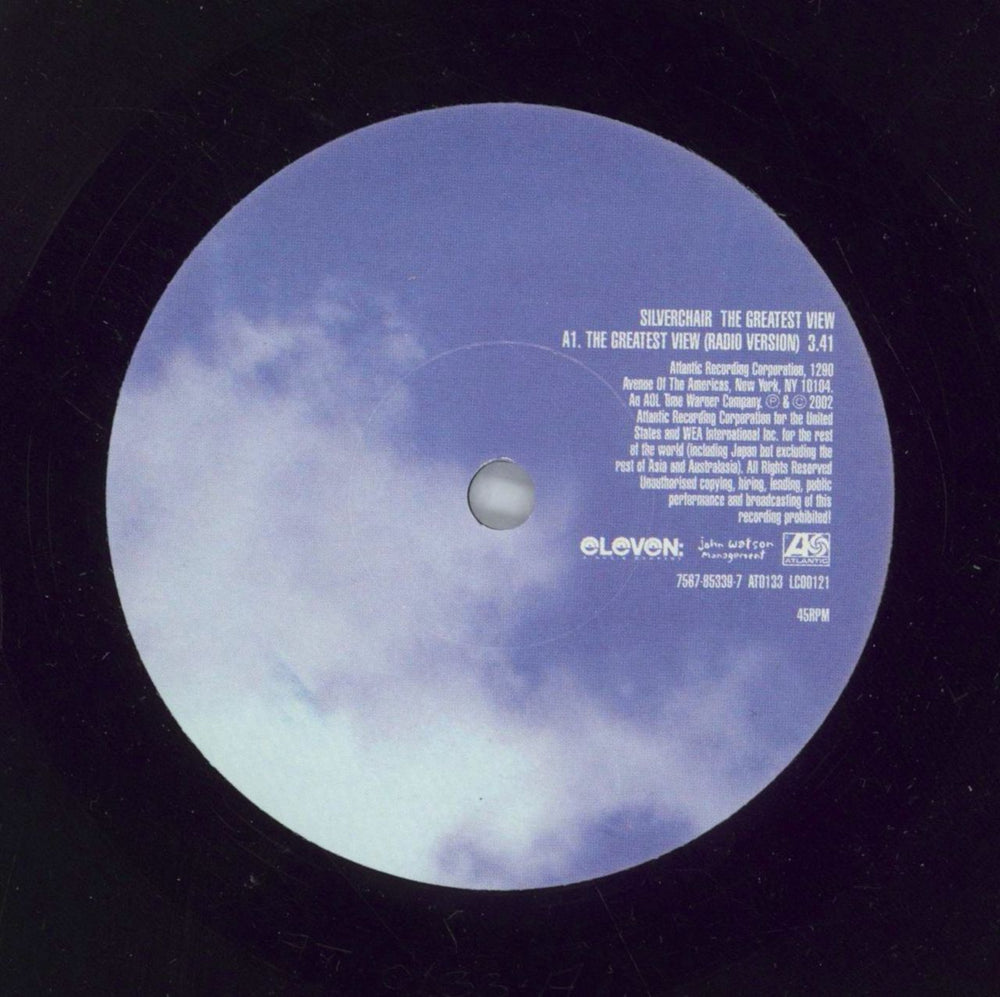 Silverchair The Greatest View UK 7" vinyl single (7 inch record / 45) SLV07TH693650