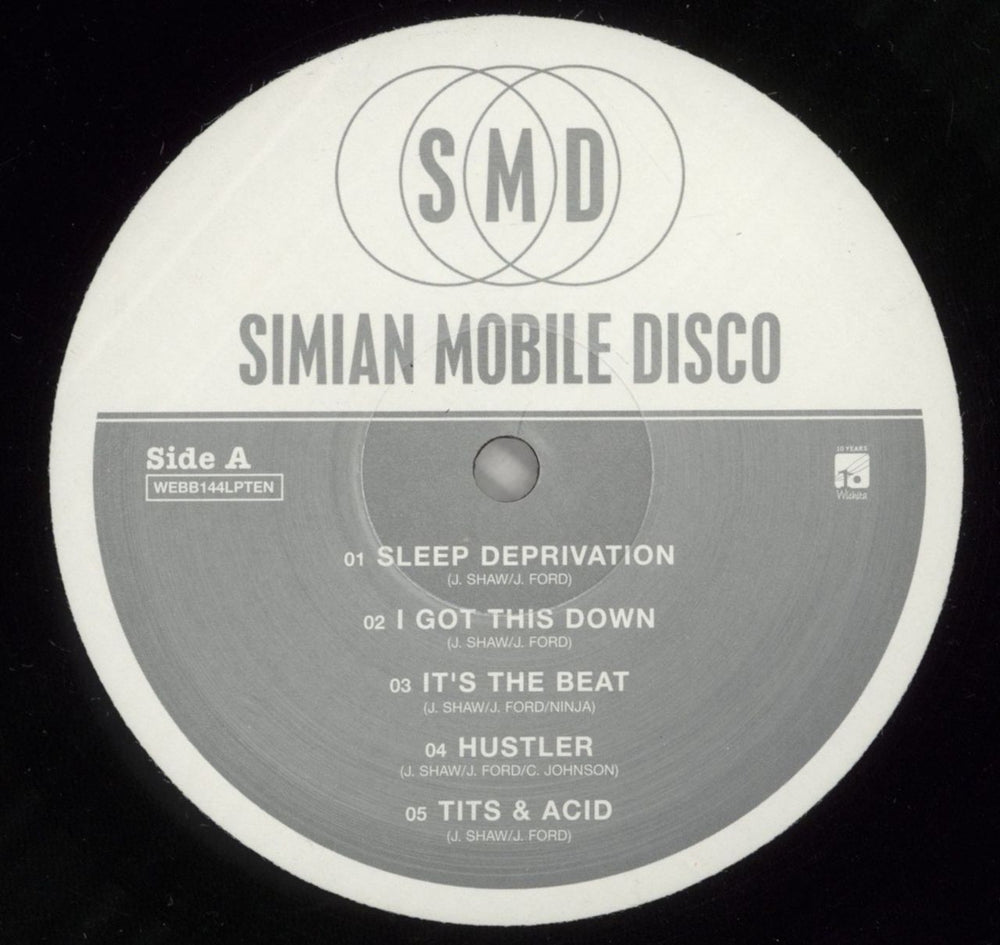 Simian Mobile Disco Attack, Decay, Sustain, Release - RSD2010 UK vinyl LP album (LP record) DI6LPAT873169