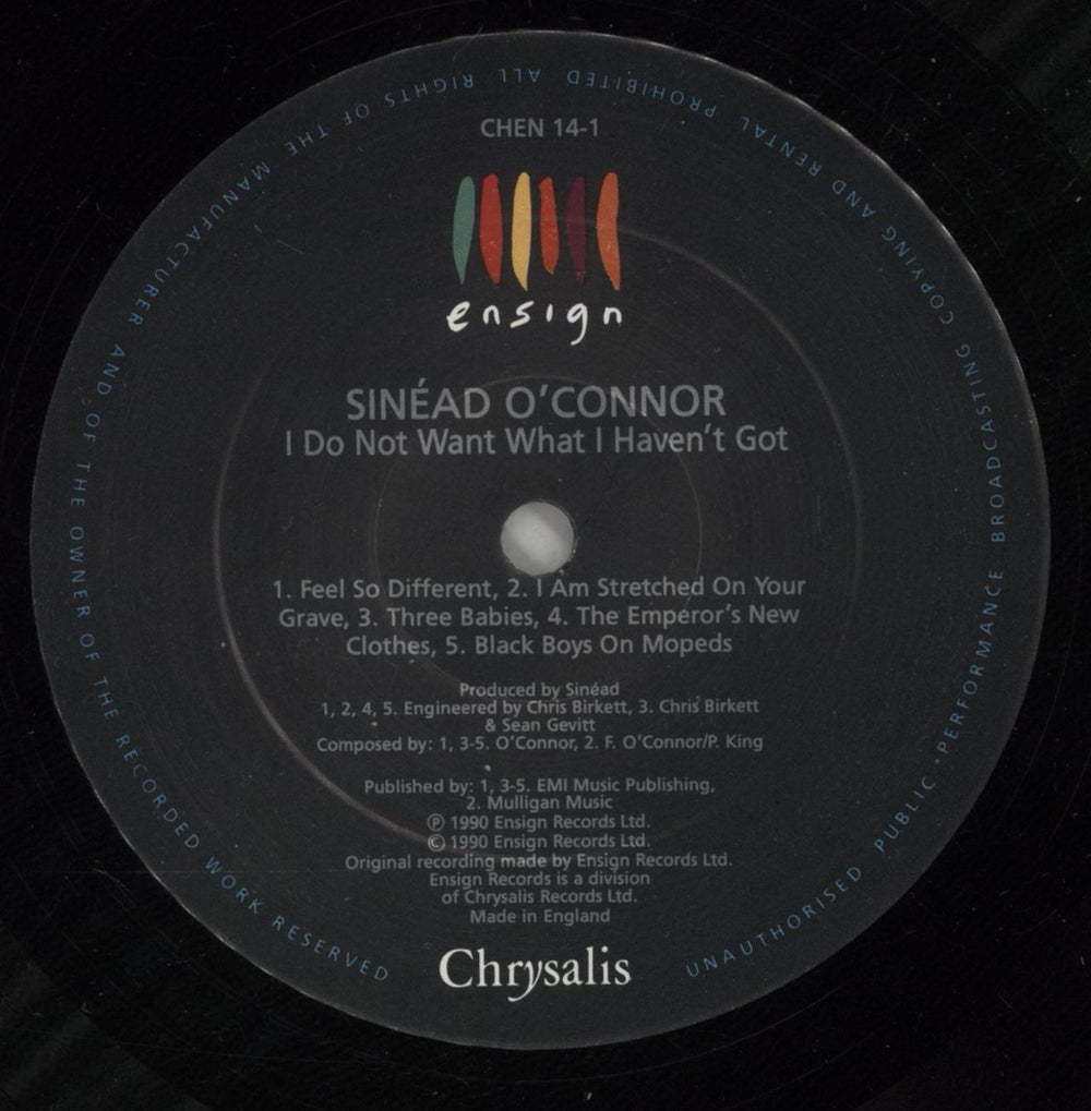 Sinead O'Connor I Do Not Want What I Haven't Got - EX UK vinyl LP album (LP record) SINLPID772079