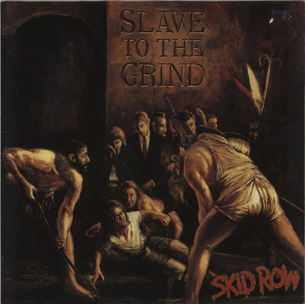Skid Row (80s) Slave To The Grind - EX German vinyl LP album (LP record) 7567822422