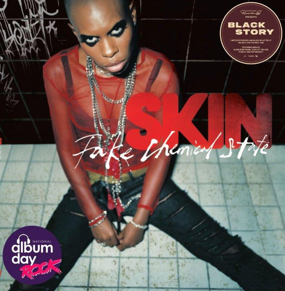 Skin [Skunk Anansie] Fake Chemical State - National Album Day 2025 - Red Splatter Vinyl - Sealed UK vinyl LP album (LP record) KKNLPFA876877