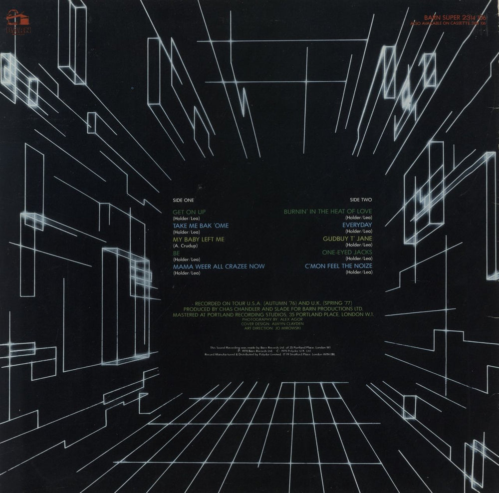 Slade Slade Alive Vol Two - VG - Missing Label UK vinyl LP album (LP record)