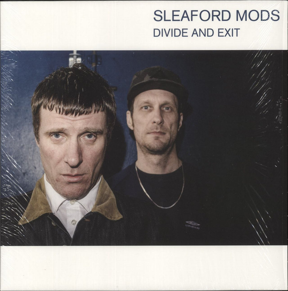 Sleaford Mods Divide And Exit - Blue Vinyl UK vinyl LP album (LP record) EE005