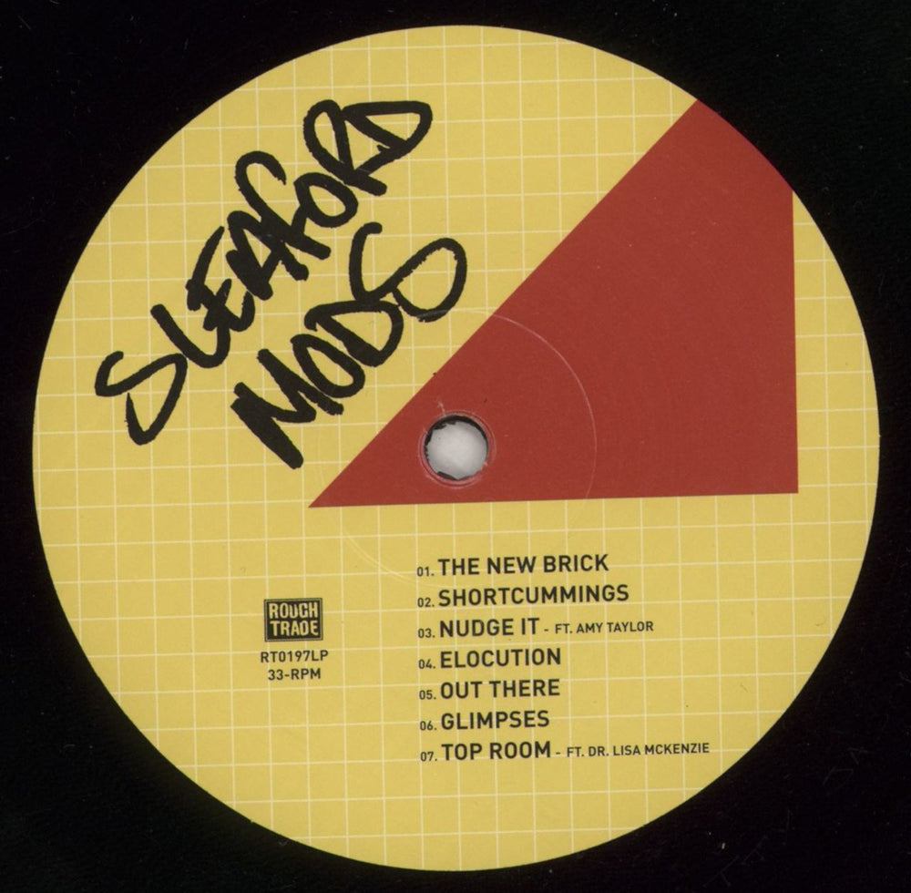 Sleaford Mods Spare Ribs - Autographed Print UK vinyl LP album (LP record) Y2OLPSP876552