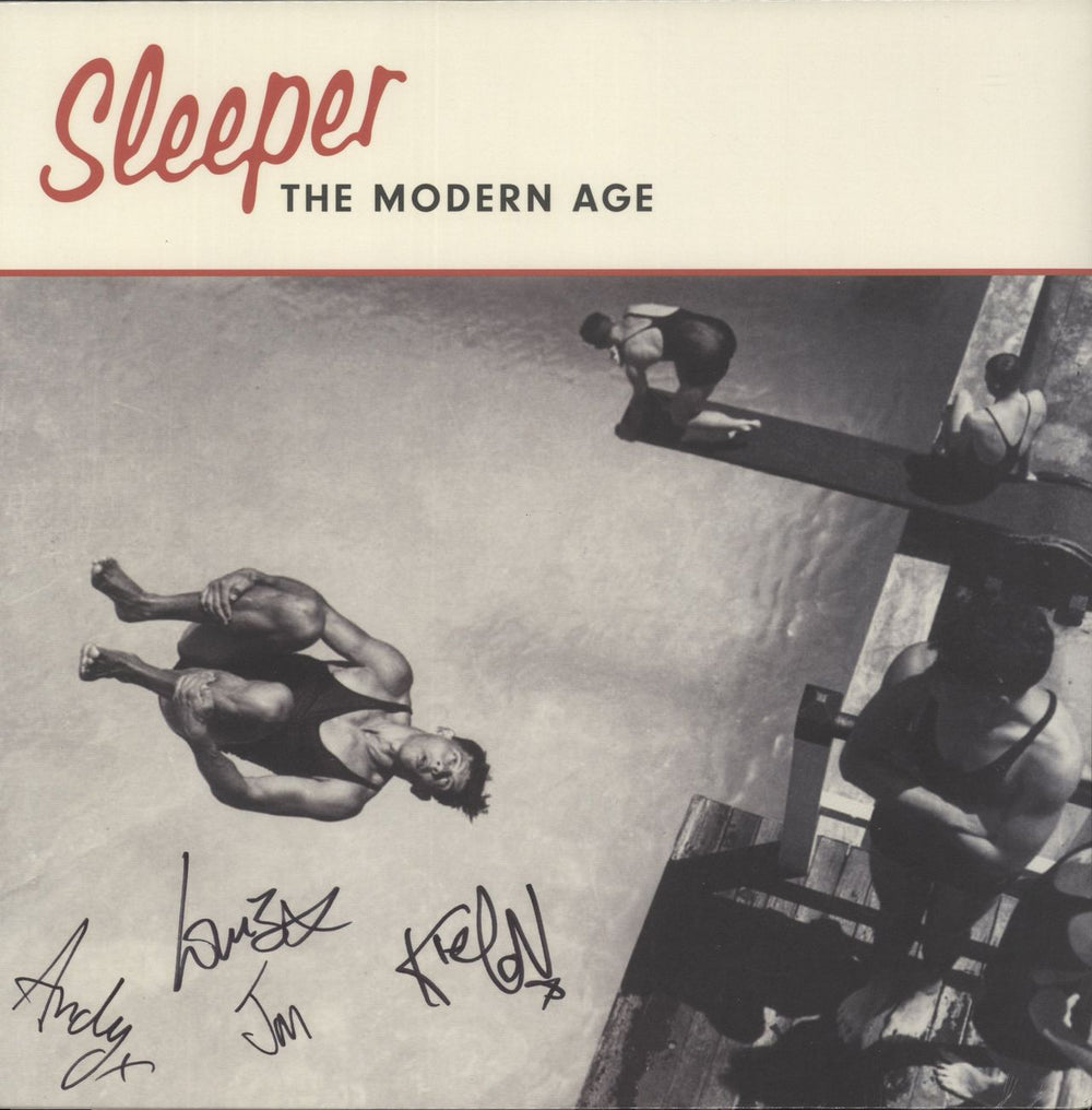 Sleeper The Modern Age - Cream Vinyl + Autographed - Sealed UK vinyl LP album (LP record) SLEEP19LPC2
