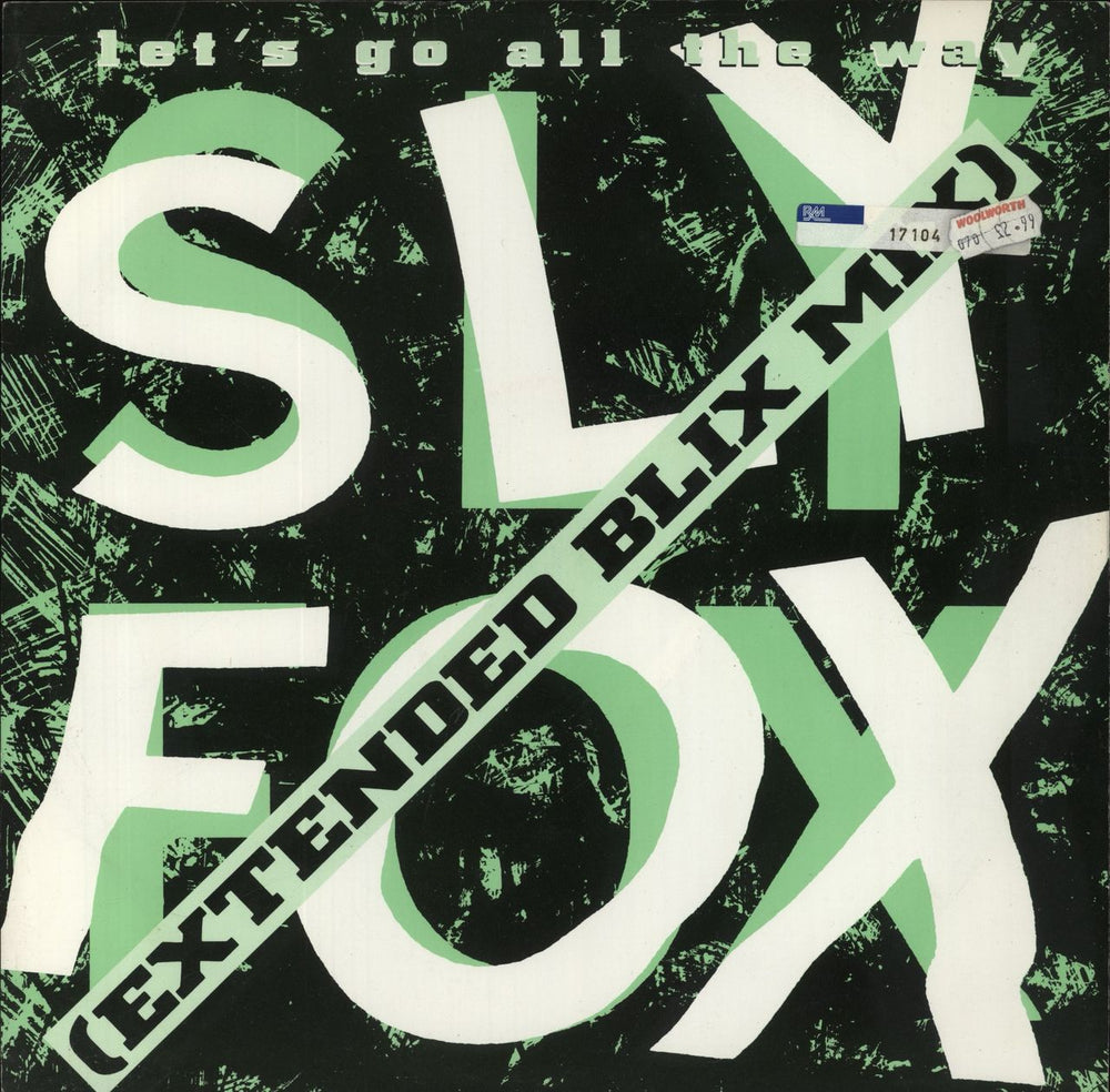 Sly Fox Let's Go All The Way (Extended Blix Mix) UK 12" vinyl single (12 inch record / Maxi-single) 12CLX403