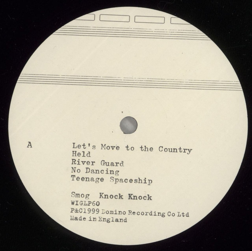 Smog Knock Knock UK vinyl LP album (LP record) G-MLPKN874076