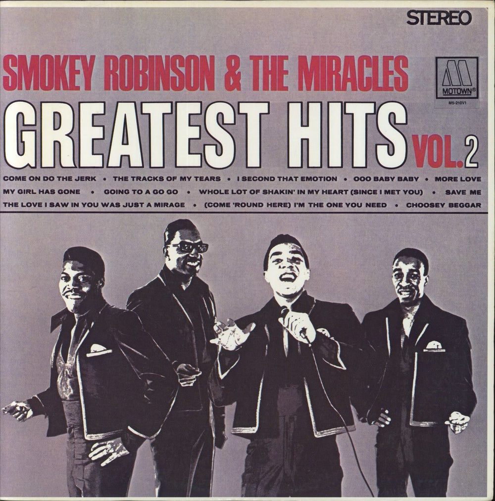 Smokey Robinson Greatest Hits Vol. 2 US vinyl LP album (LP record) M5-210V1
