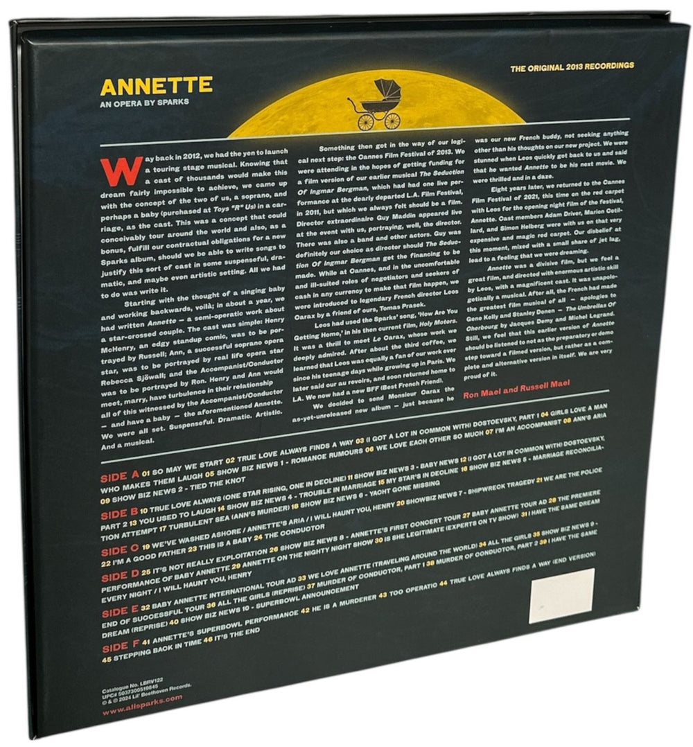 Sparks Annette (An Opera By Sparks) (The Original 2013 Recordings) UK Vinyl Box Set 5037300519845
