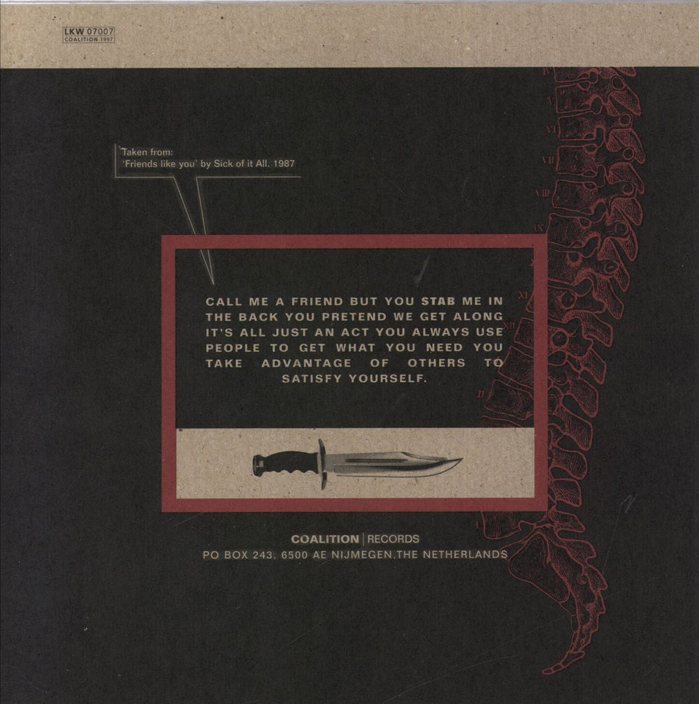 Spazz Spazz / Öpstand Dutch 7" vinyl single (7 inch record / 45)