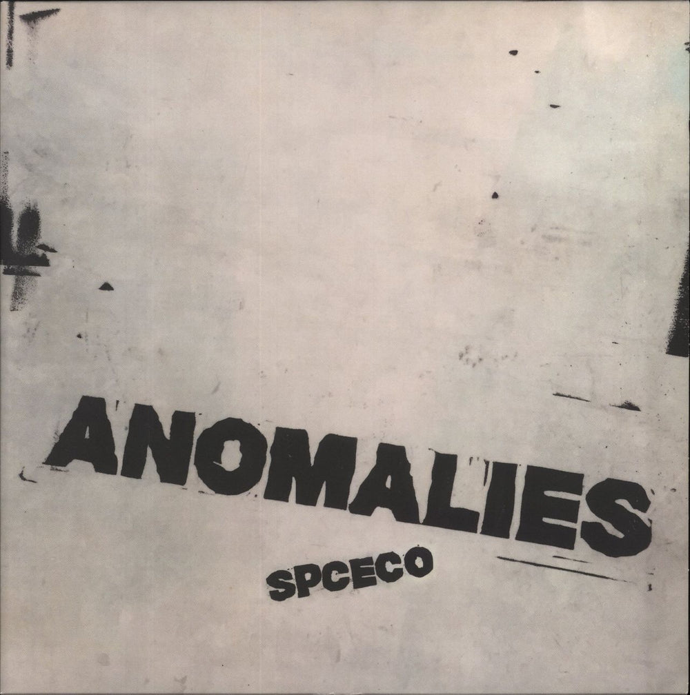 SPC ECO Anomalies US vinyl LP album (LP record) SMR100