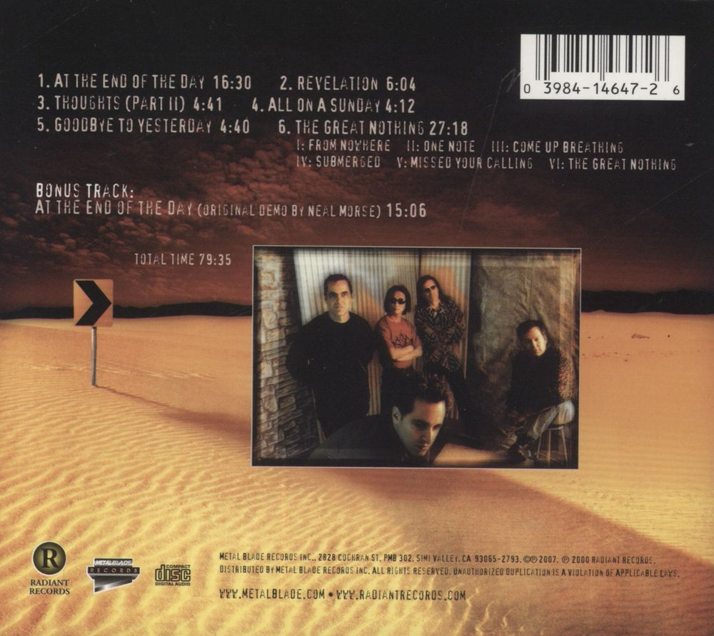 Spock's Beard V - Special Edition US CD album (CDLP)