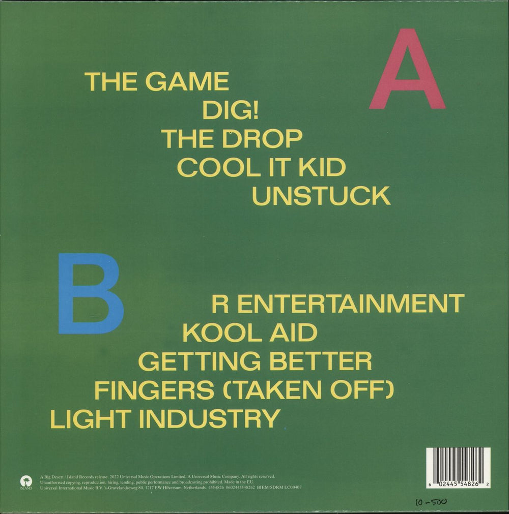 Sports Team Gulp! - Yellow W/ Red Splatter Vinyl - Numbered Sleeve - Low Number UK vinyl LP album (LP record) 602445548262