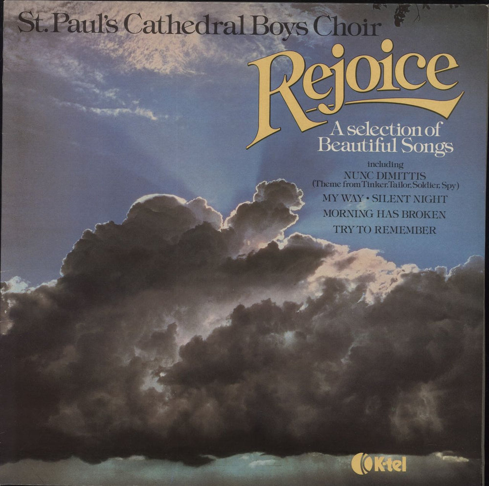 St. Paul's Cathedral Choir Rejoice UK vinyl LP album (LP record) NE1064