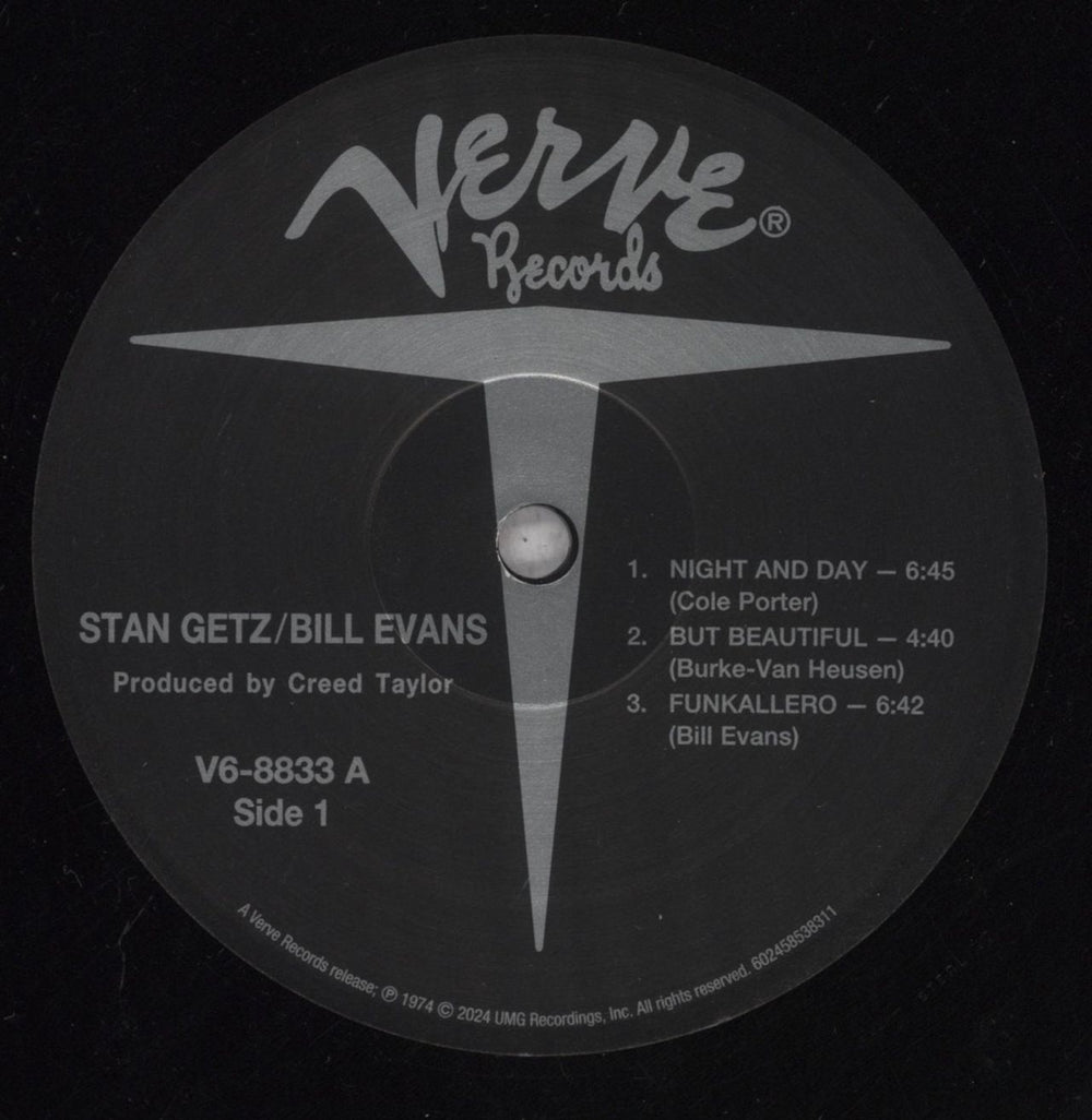 Stan Getz Previously Unreleased Recordings - 180gm US vinyl LP album (LP record) SGQLPPR844396