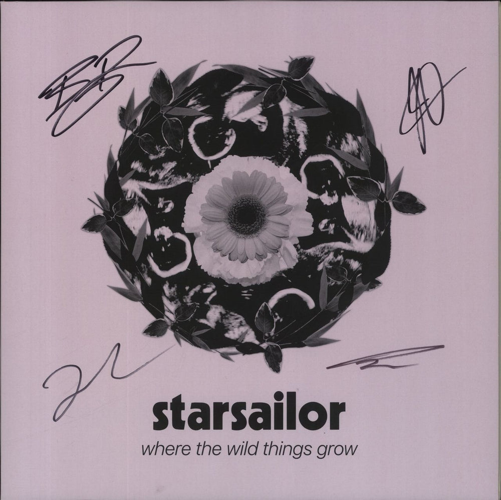 Starsailor Where The Wild Things Grow - Lilac Vinyl + Autographed Sleeve UK vinyl LP album (LP record) WTWTGLP01