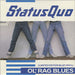 Status Quo Ol' Rag Blues - Blue Vinyl UK 7" vinyl single (7 inch record / 45) QUOB-11