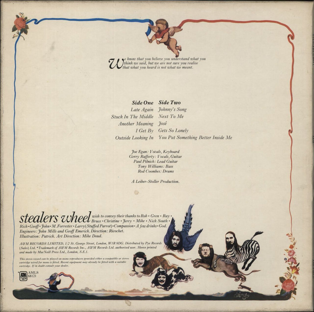 Stealers Wheel Stealers Wheel - 1st UK vinyl LP album (LP record)