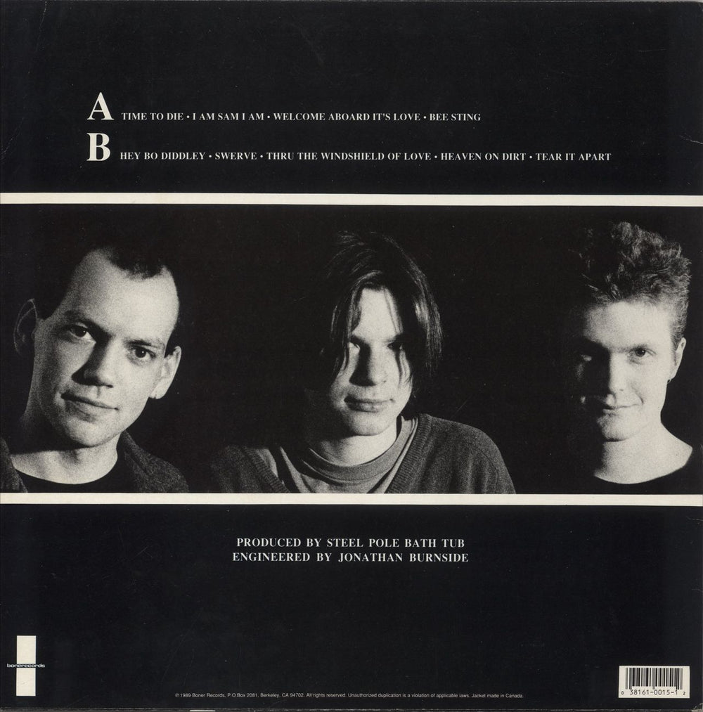 Steel Pole Bath Tub Butterfly Love + Merch Insert + Lyric insert US vinyl LP album (LP record) 038161001512