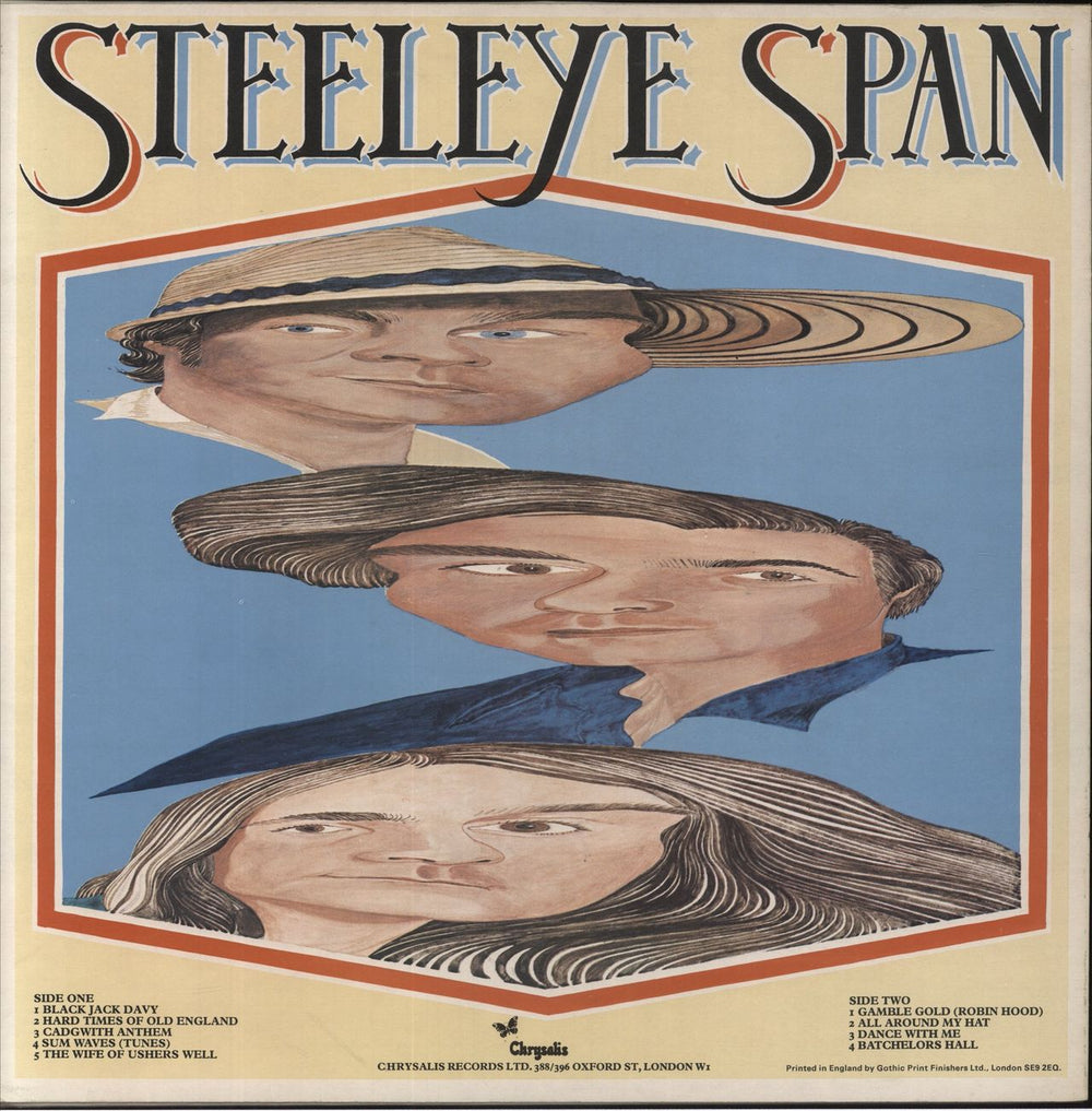 Steeleye Span All Around My Hat - 1st UK vinyl LP album (LP record)
