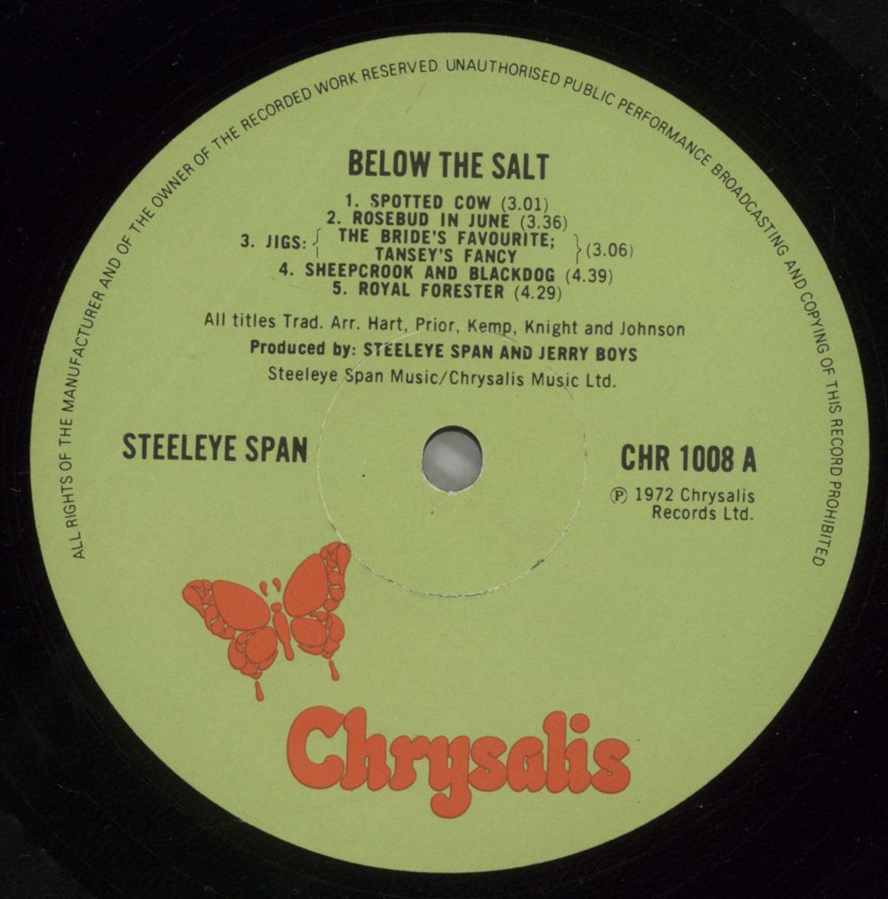 Steeleye Span Below The Salt - 2nd UK vinyl LP album (LP record) SSPLPBE876949