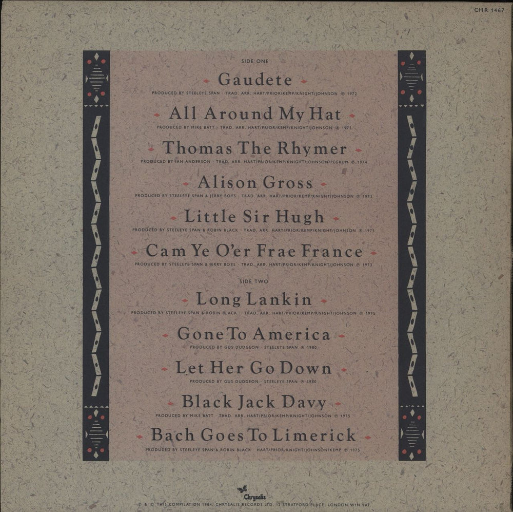 Steeleye Span The Best Of Steeleye Span UK vinyl LP album (LP record)