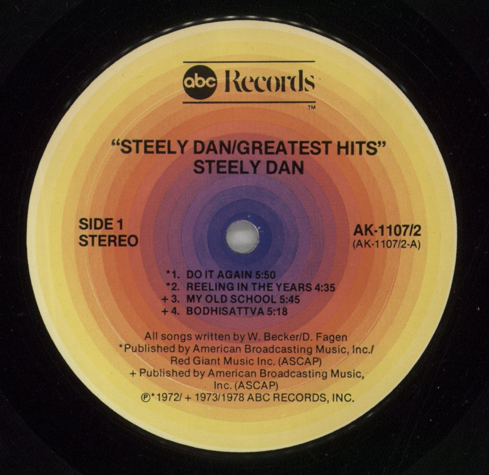 Steely Dan Greatest Hits US 2-LP vinyl record set (Double LP Album) S-D2LGR592000