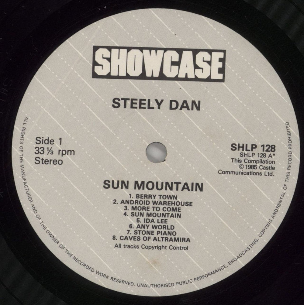 Steely Dan Sun Mountain UK vinyl LP album (LP record) S-DLPSU333359