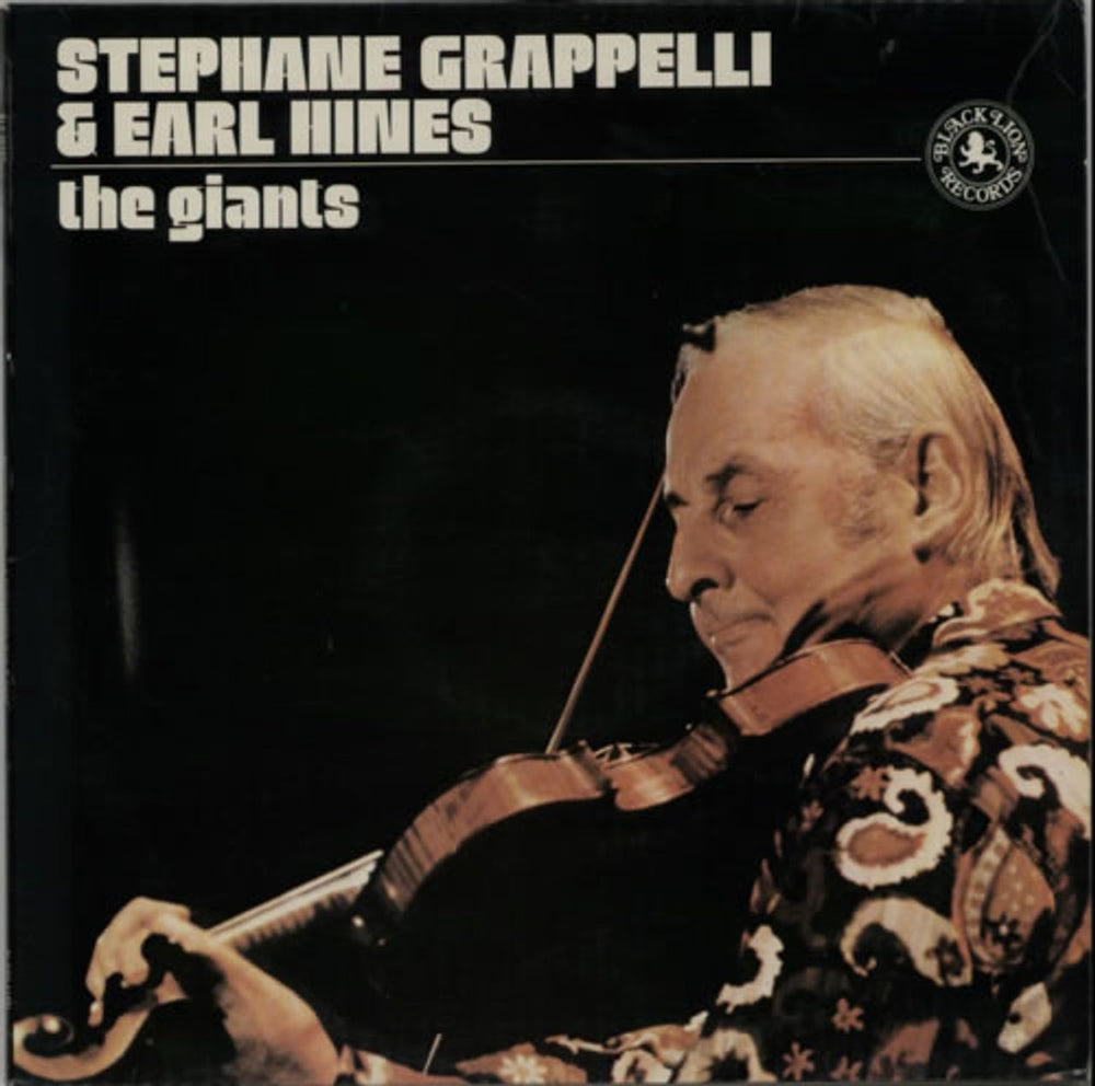 Stéphane Grappelli The Giants UK vinyl LP album (LP record) BLP30193