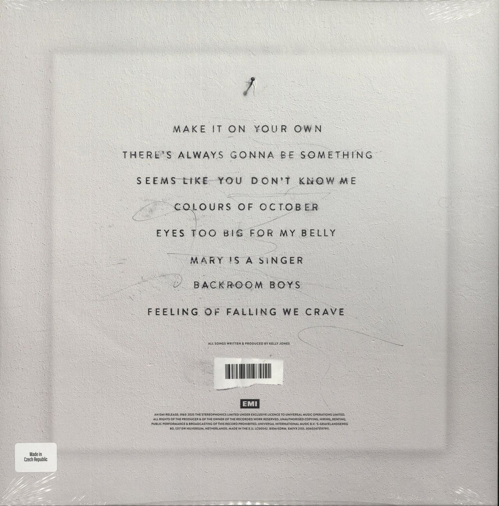 Stereophonics Make 'Em Laugh Make 'Em Cry Make 'Em Wait - Pink Vinyl + Fully Autographed UK vinyl LP album (LP record) 602475197911