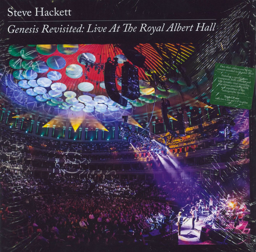 Steve Hackett Genesis Revisited: Live At The Royal Albert Hall - Shrink UK 3-LP vinyl record set (Triple LP Album) IOMLP400