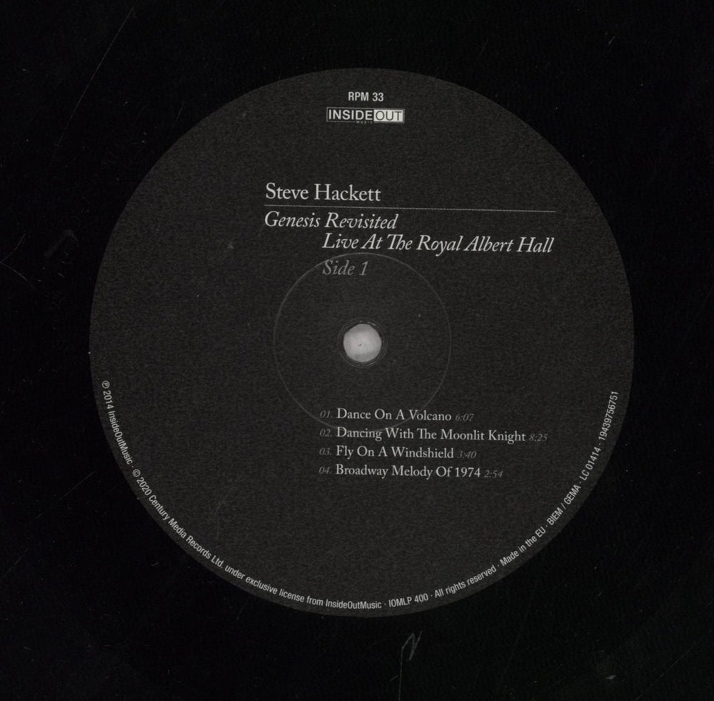 Steve Hackett Genesis Revisited: Live At The Royal Albert Hall - VG Sleeve UK 3-LP vinyl record set (Triple LP Album) 194397567519