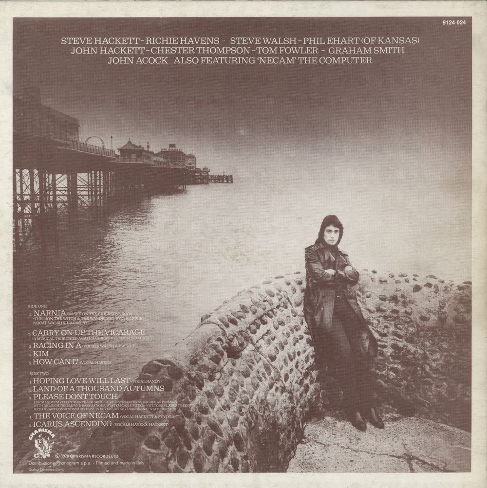 Steve Hackett Please Don't Touch Italian vinyl LP album (LP record)