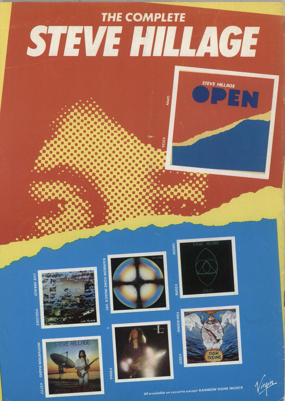 Steve Hillage Euro Tour '79 - EX UK tour programme LLGTREU119683